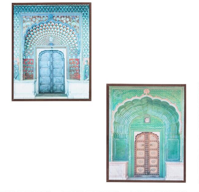 Doors of India by Hakat Wall Art Set of 2