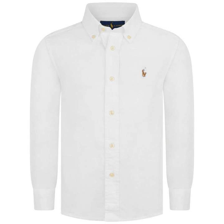 Ralph LaurenBoys White Linen Shirt
