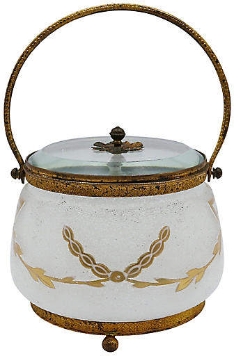 Antique French Ormolu Jewelry Box
