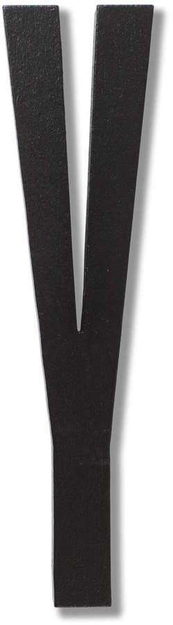 Design Letters - Wooden Letters Indoor Y, Schwarz