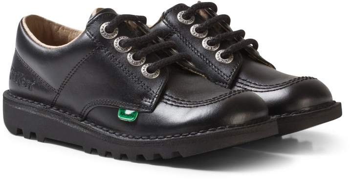 Black Kick Lo School Shoes