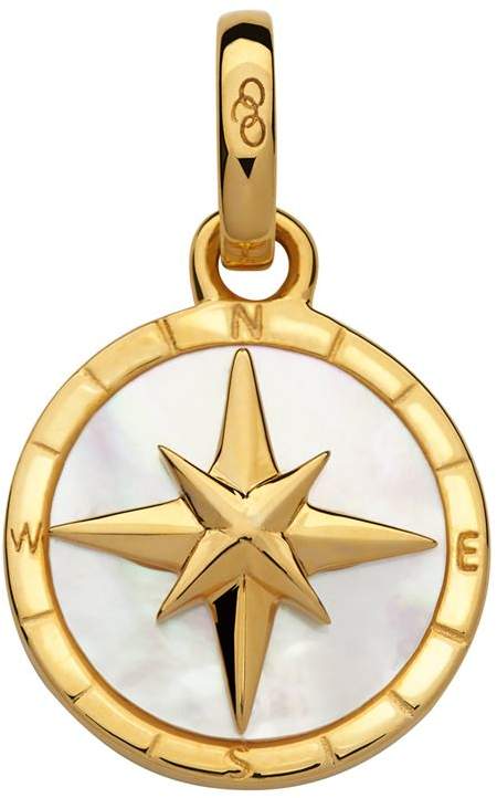 Yellow Gold Compass Charm