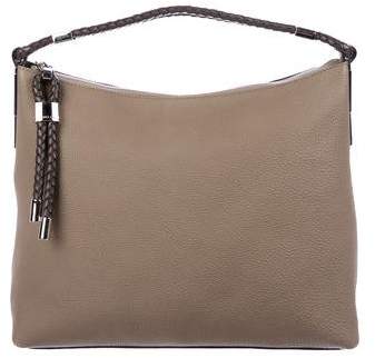 Michael Kors Skorpios Leather Shoulder Bag - NEUTRALS - STYLE