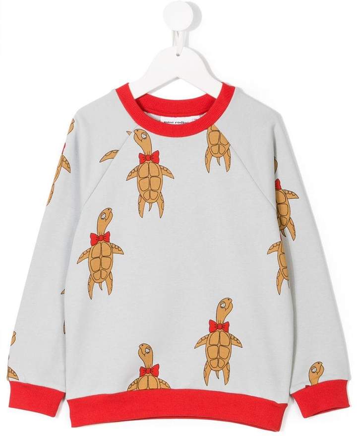 Turtle print sweatshirt