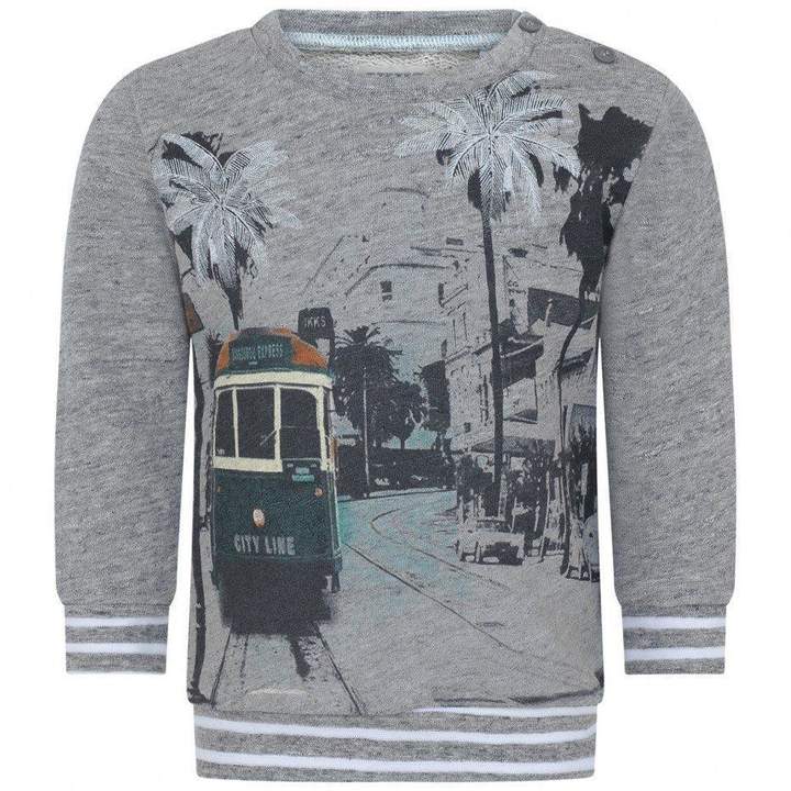 IKKSBaby Boys Grey Melbourne City Sweater