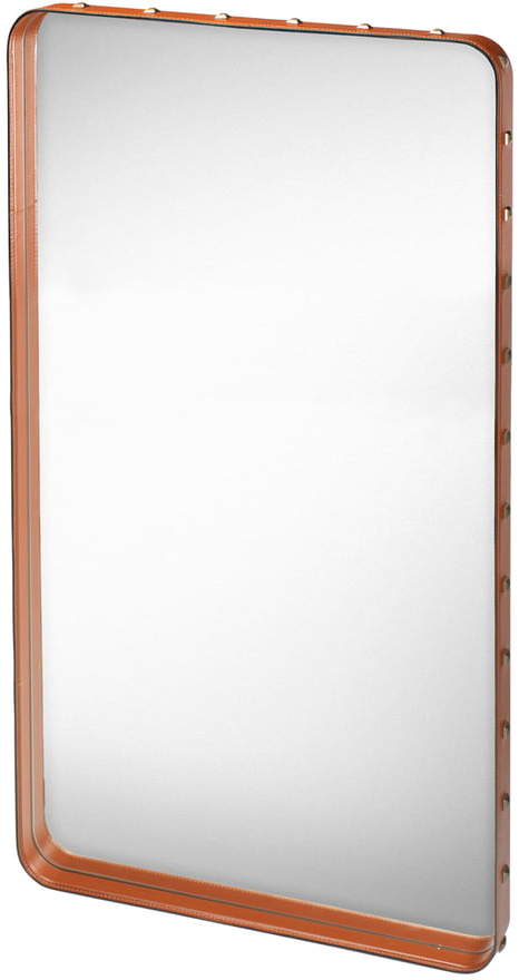 Gubi - Adnet Spiegel 115 x 70 cm, Braun