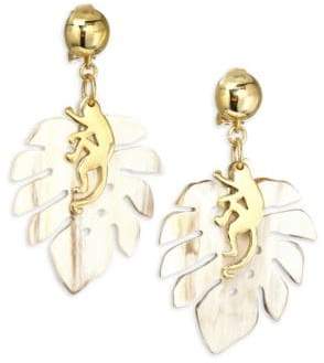 Small Jungle Horn Clip-On Earrings