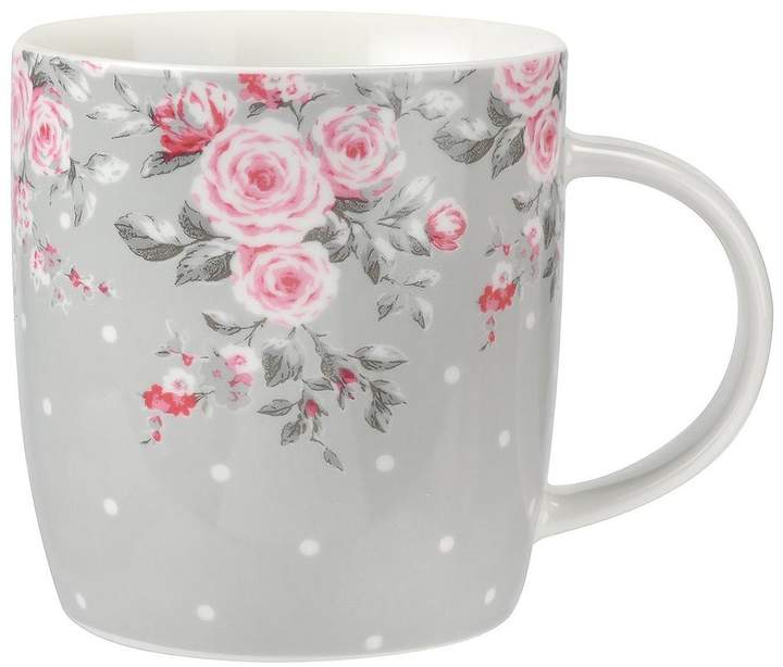 Catherine Lansfield By Portmerion Canterbury Grey Mugs Set Of 2