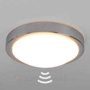 Alu-LED-Deckenlampe Aras mit Sensor fürs Bad
