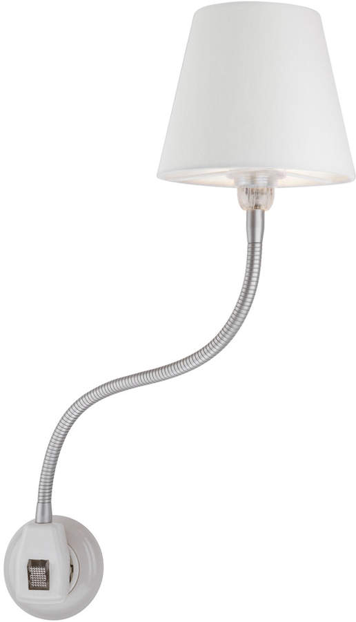 Stiletto - Glühwürmchen DeLight mit Textilschirm, Weiß