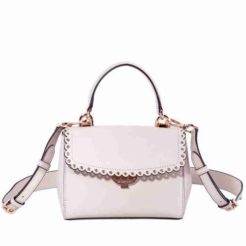 Michael Kors Ava Extra-Small Scalloped Leather Crossbody- Soft Pink - ONE COLOR - STYLE