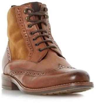 womens tan brogue boots