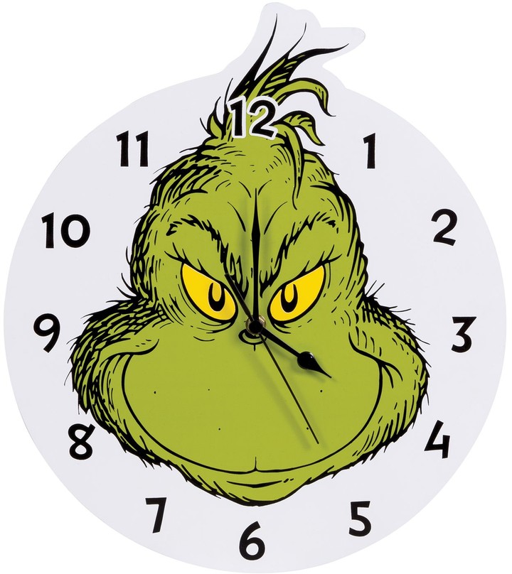 Dr. Seuss The Grinch Wall Clock