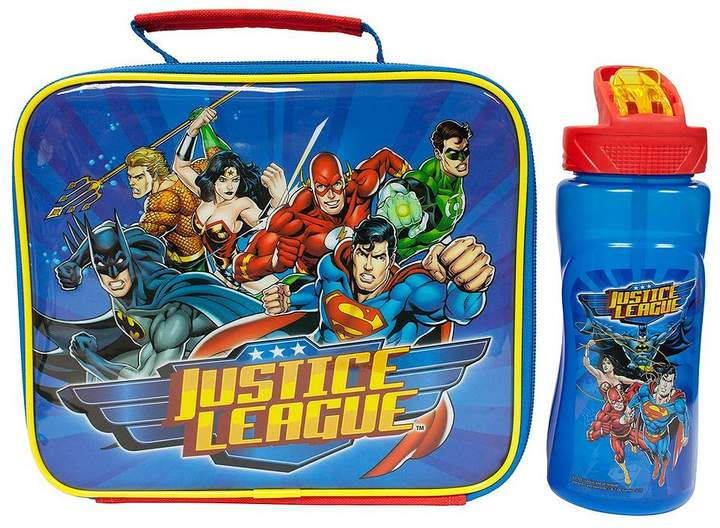 Justice League Lunch Bag And Bottle Set