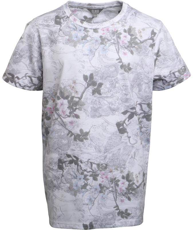 Fluid Junior Floral Print T-Shirt Multi