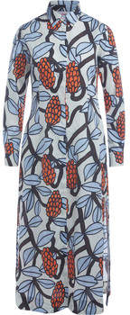 Kleider langes Kleid Creme mit Aufdruck