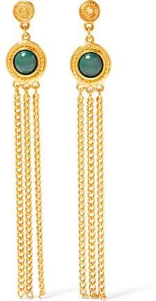 Gold-Tone Stone Necklace