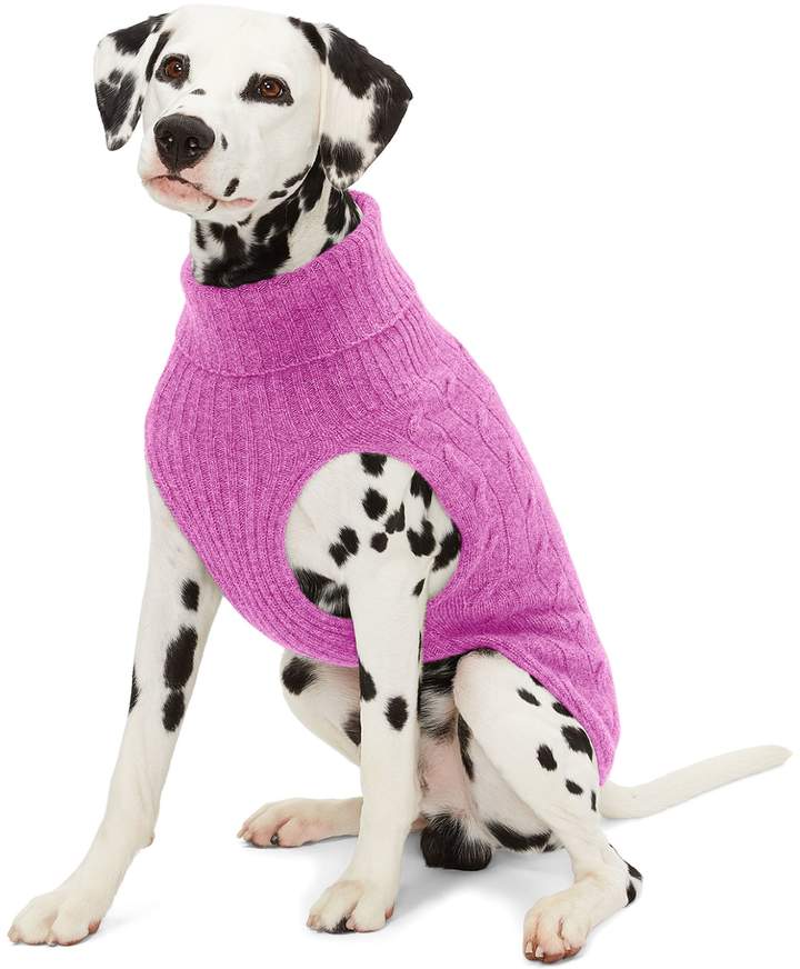 Cable Cashmere Dog Sweater