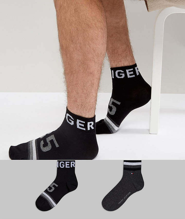 – Quarter – Socken mit American Heritage-Design im 2er-Set