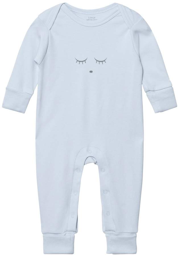 Livly Blue/Grey Sleeping Cutie Coverall