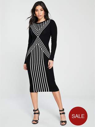 Karen Millen Black Knit Dress - ShopStyle UK