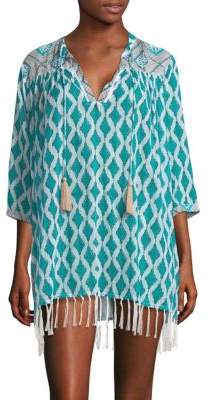 Roller Rabbit Orchards Of Marrakesh Lantern Serafina Tunic
