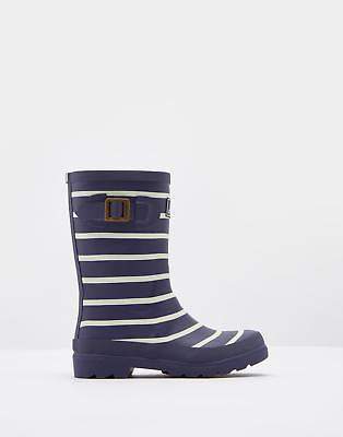 Boys Printed Wellies Boots - French Navy Stripe