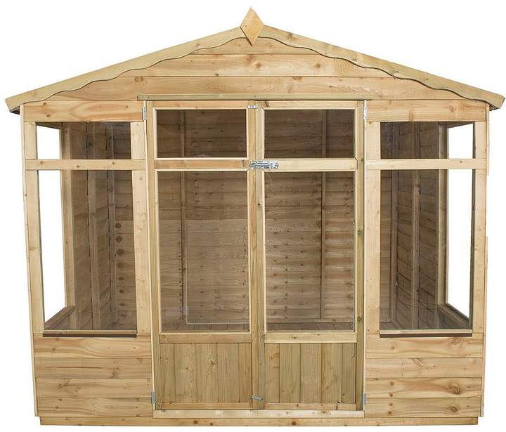 FOREST 8x6ft Oakley Overlap Pressure Treated Summerhouse