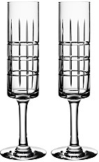 Street Specialty Drinkware by Jan Johansson Champagne Glass, Set of 2