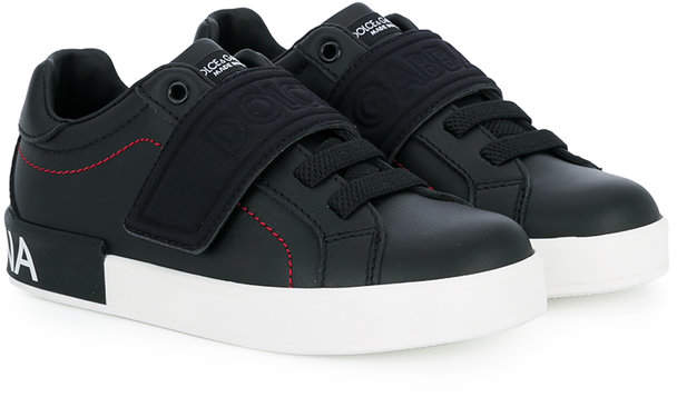 logo touch-strap sneakers