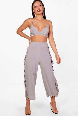 Willow fließendes Firll, Hosenrock und Bustier in Silber größe 32