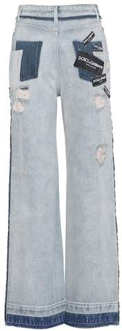 Distressed Jeans aus Baumwolle