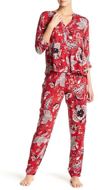 Printed Pajama 2-Piece Set