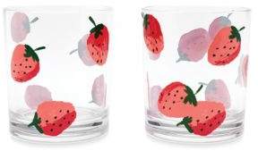 Strawberries Drinkware Set