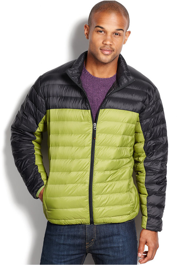 Hawke & Co Outfitter Jacket, Lightweight Packable Colorblocked Down ...