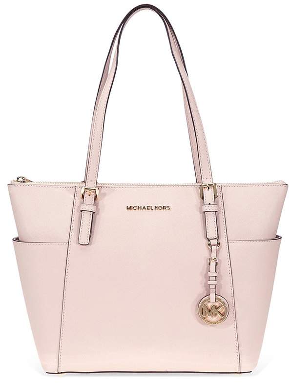 Michael Kors Jet Set Saffiano Leather Tote -Soft Pink - ONE COLOR - STYLE