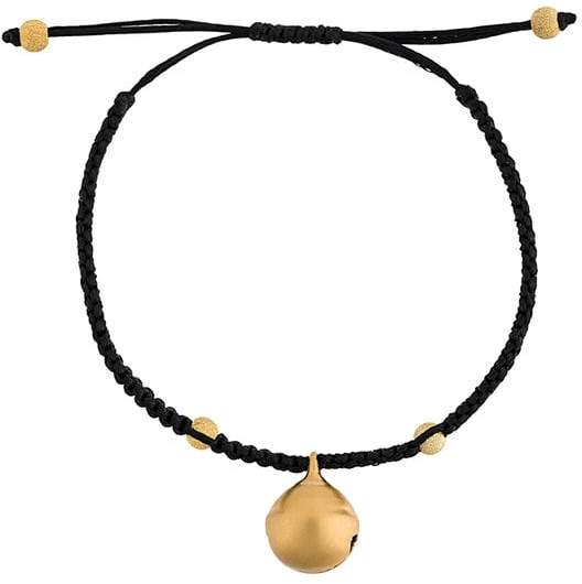 Armband mit goldfarbenen Kugeln