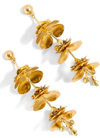 J. CREW Bead & Blossom Earrings