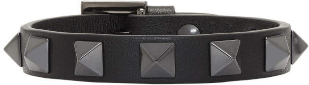 Black Garavani Rockstud Bracelet