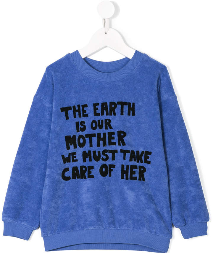 mother earth print T-shirt
