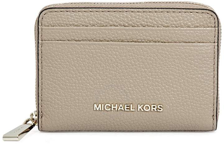 Michael Kors Money Pieces Leather Card Case- Truffle - ONE COLOR - STYLE