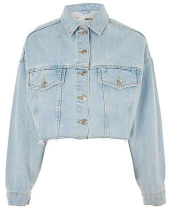 Bleached Cutoff Denim Jacket
