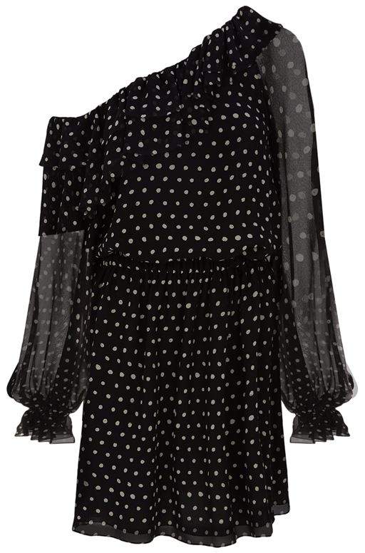 Frilled Polka Dot Dress