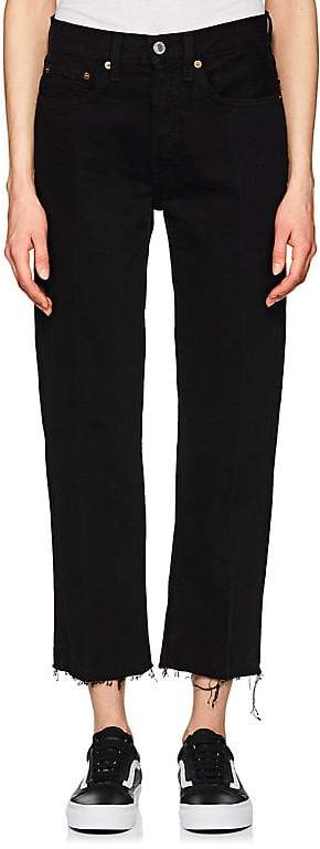 Women's High Rise Stovepipe Crop Jeans