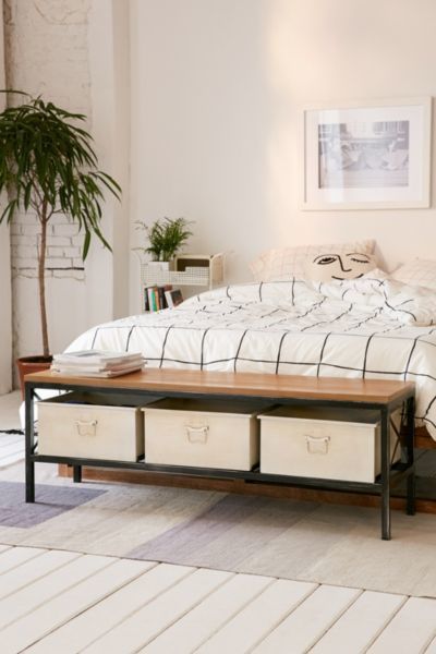 Urban Outfitters Fallon Storage Bench
