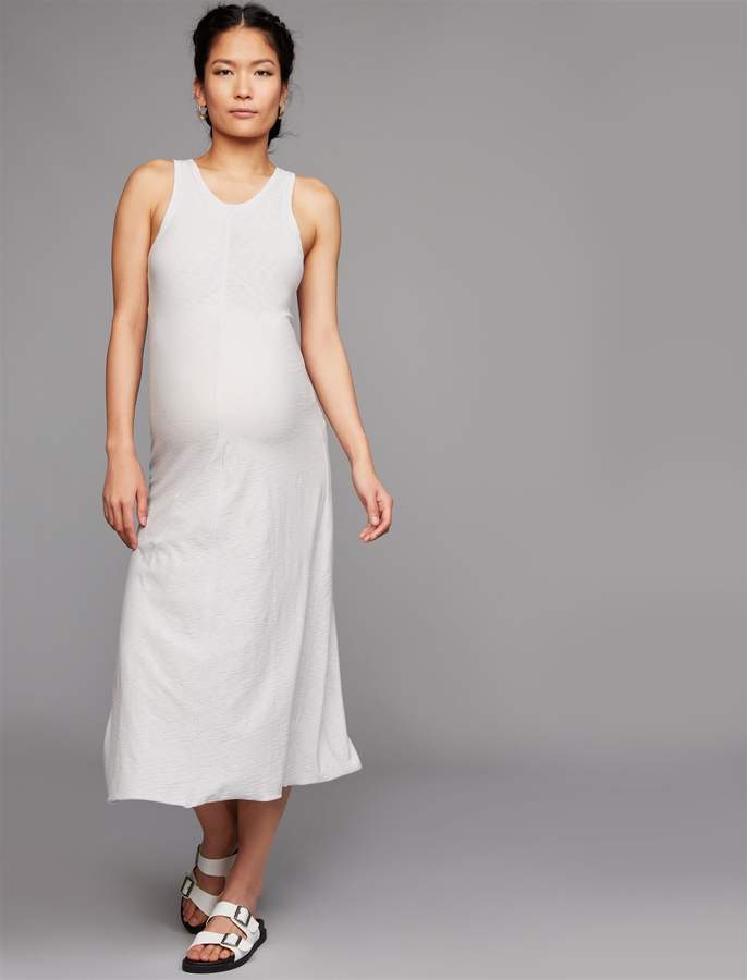 Pea Collection Nation A-line Maternity Maxi Dress