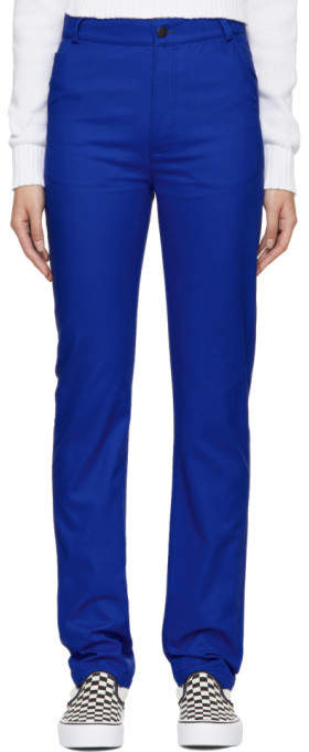 Anton Belinskiy Blue Twill Trousers