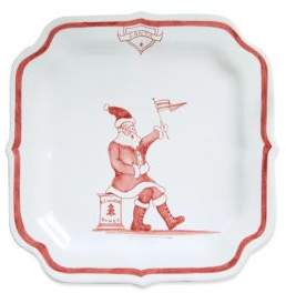 Country Estate Reindeer Games Santa Party Plate