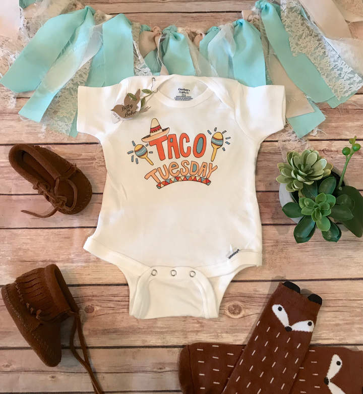 Etsy Taco Tuesday Onesie®, Baby Shower Gift, Unisex Baby Clothes, Baby Boy Clothes, Funny Onesies, Taco O