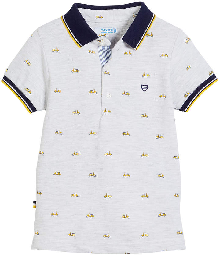Short-Sleeve Scooter Polo, Size 12-36 Months